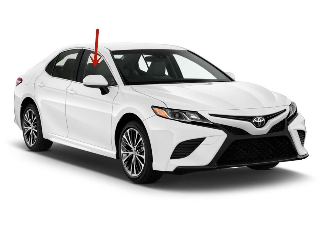 Fit 2018-2024 Toyota Camry Passenger Right Side Front Door Window Glass US Built