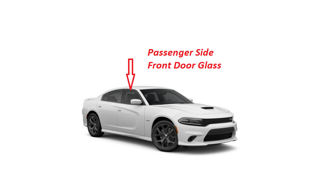 Fits 2011-2023 Dodge Charger Passenger Side (right) Front Door Glass Window