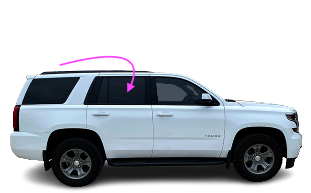 2015-2020 Escalade Tahoe Yukon Passenger Right Rear Door Window Glass Dark
