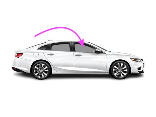 2013-2015 Chevrolet Malibu Passenger Right Front Door Window Glass-Laminated