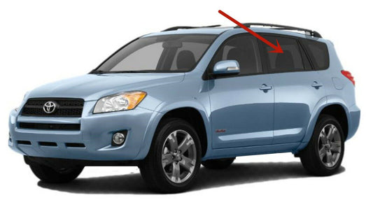 2006-2012 Toyota Rav4 Driver Side Left Rear Door Window Glass