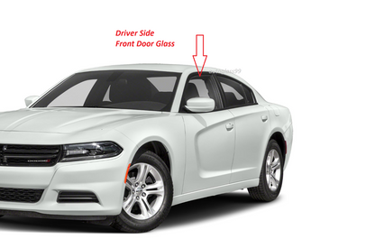 Fits 2011-2023 Dodge Charger Driver Side (Left) Front Door Glass (Tempered)