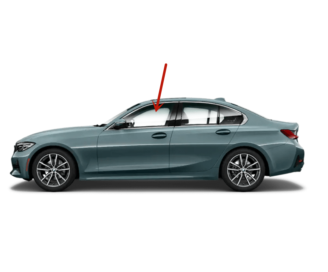 2019-2024 BMW 320i 330i 330e Sedan Driver Left Side Front Door Window Glass
