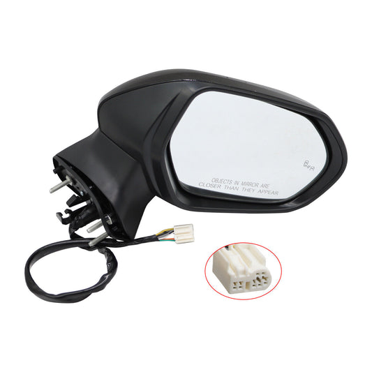 Passenger Side Mirror for 2018-2023 TOYOTA CAMRY with Power Heated Turn Signal
