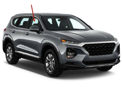 2019-2023 Hyundai Santa Fe Passenger Right Side Front Door Window Glass